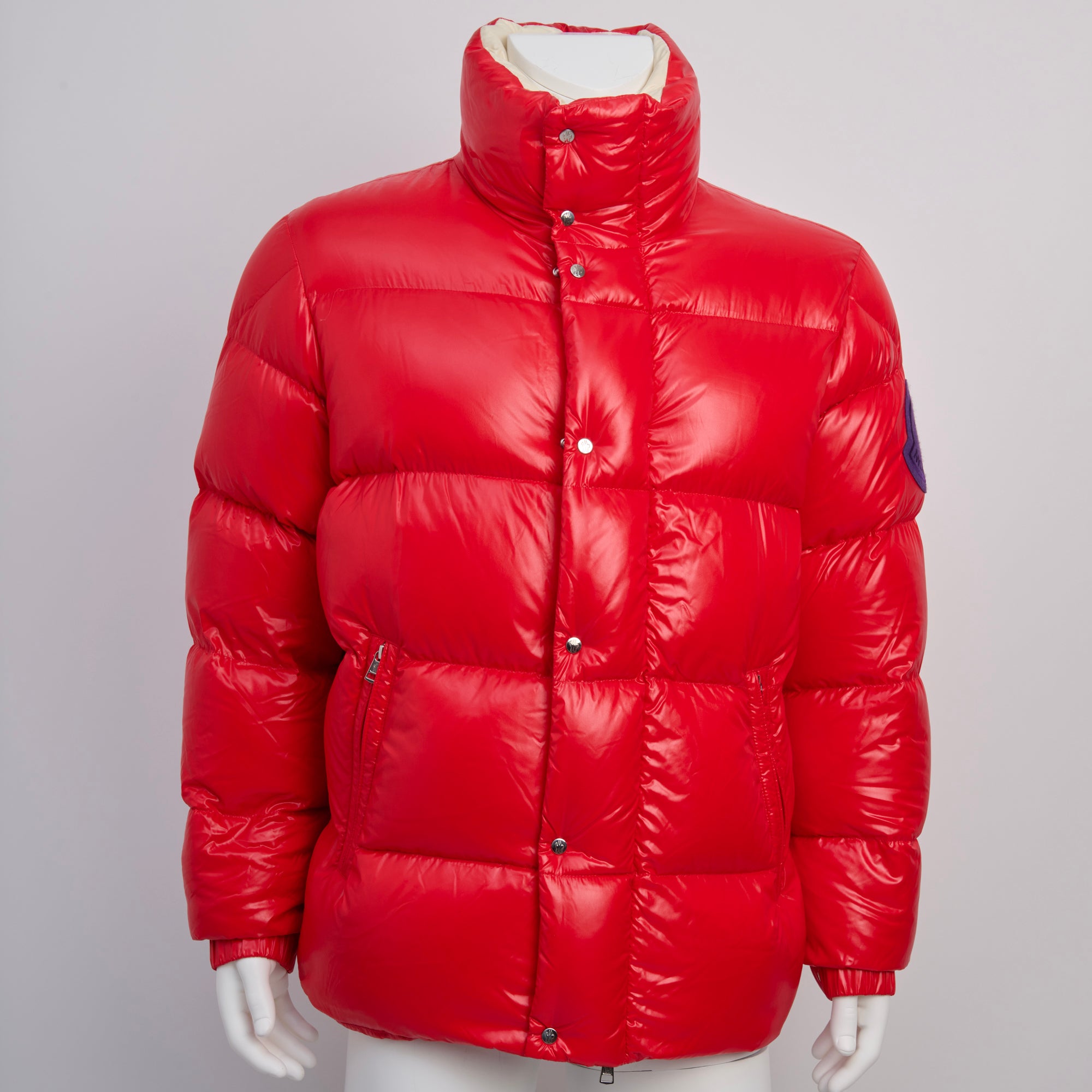 Moncler Genius Red Puffy Jacket Size 2 Cudder s Collection