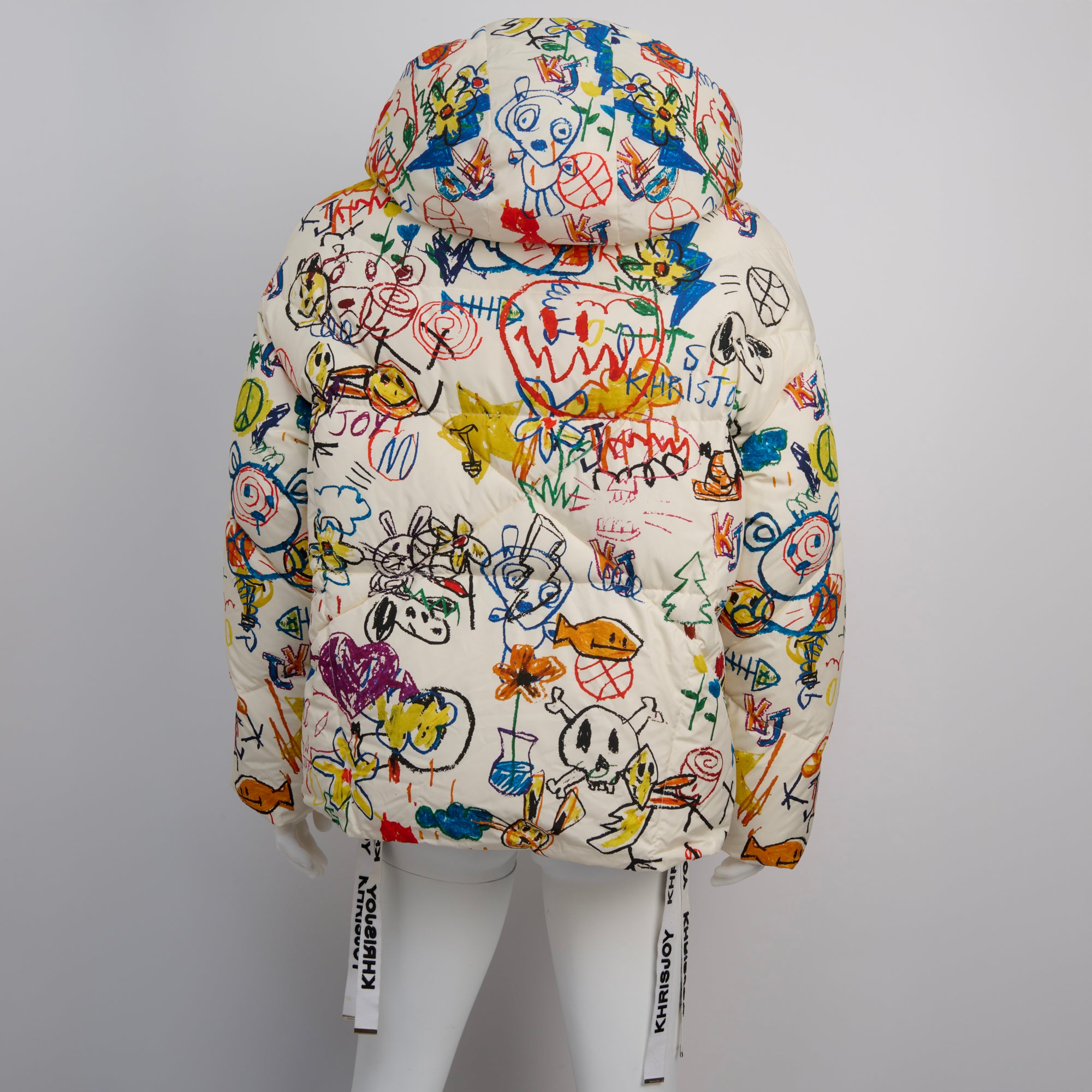 KHRISJOY, Illustration-Print Puffer Jacket in Multi, Size 02