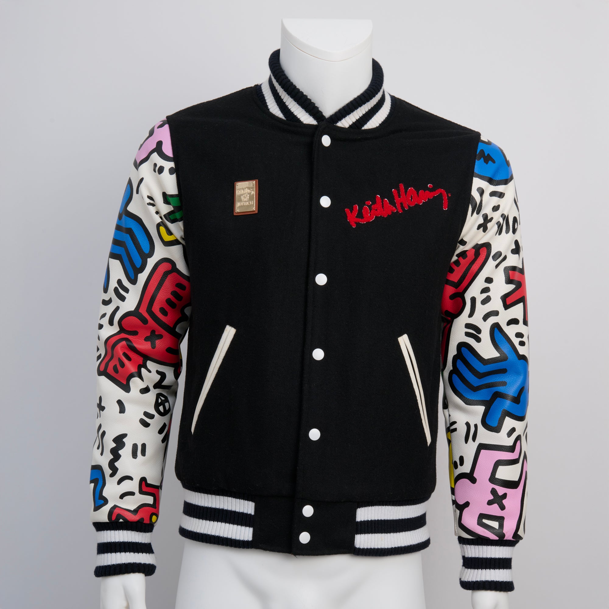 Keith Haring x JOYRICH, Graffiti Varsity Jacket, Size M