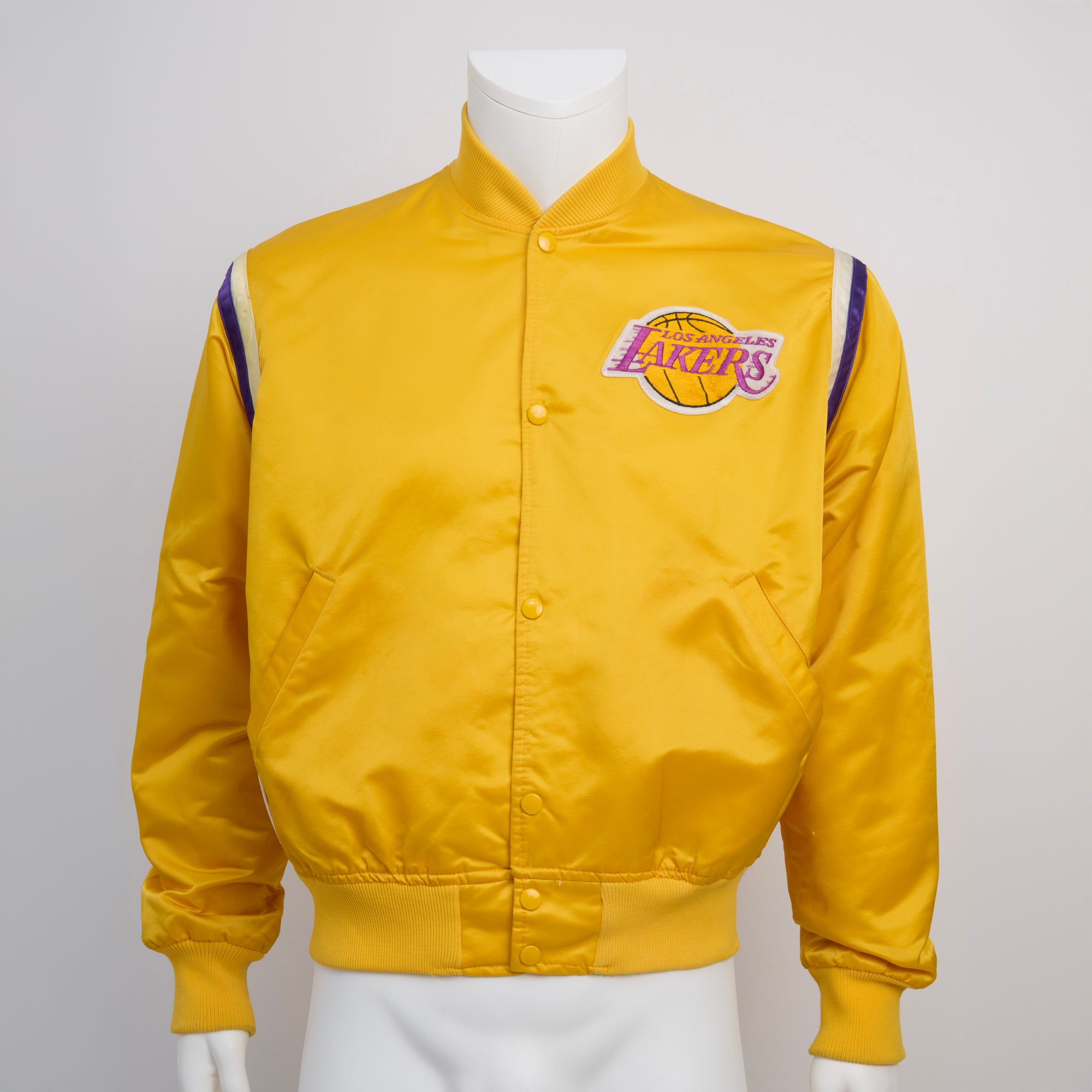 Authentics NBA by Starter, 90’s Lakers LA Satin Jacket, Size L