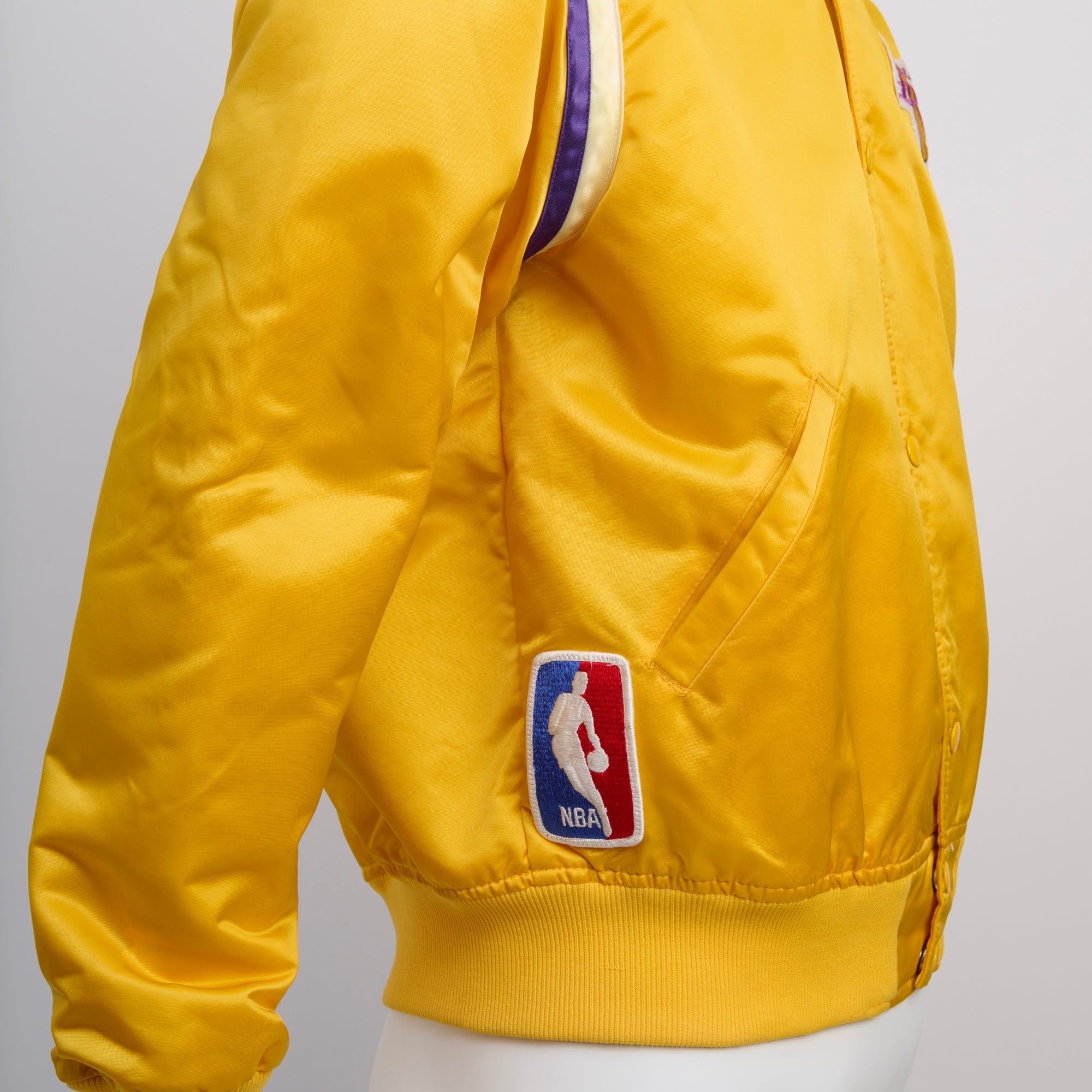 Authentics NBA by Starter, 90’s Lakers LA Satin Jacket, Size L