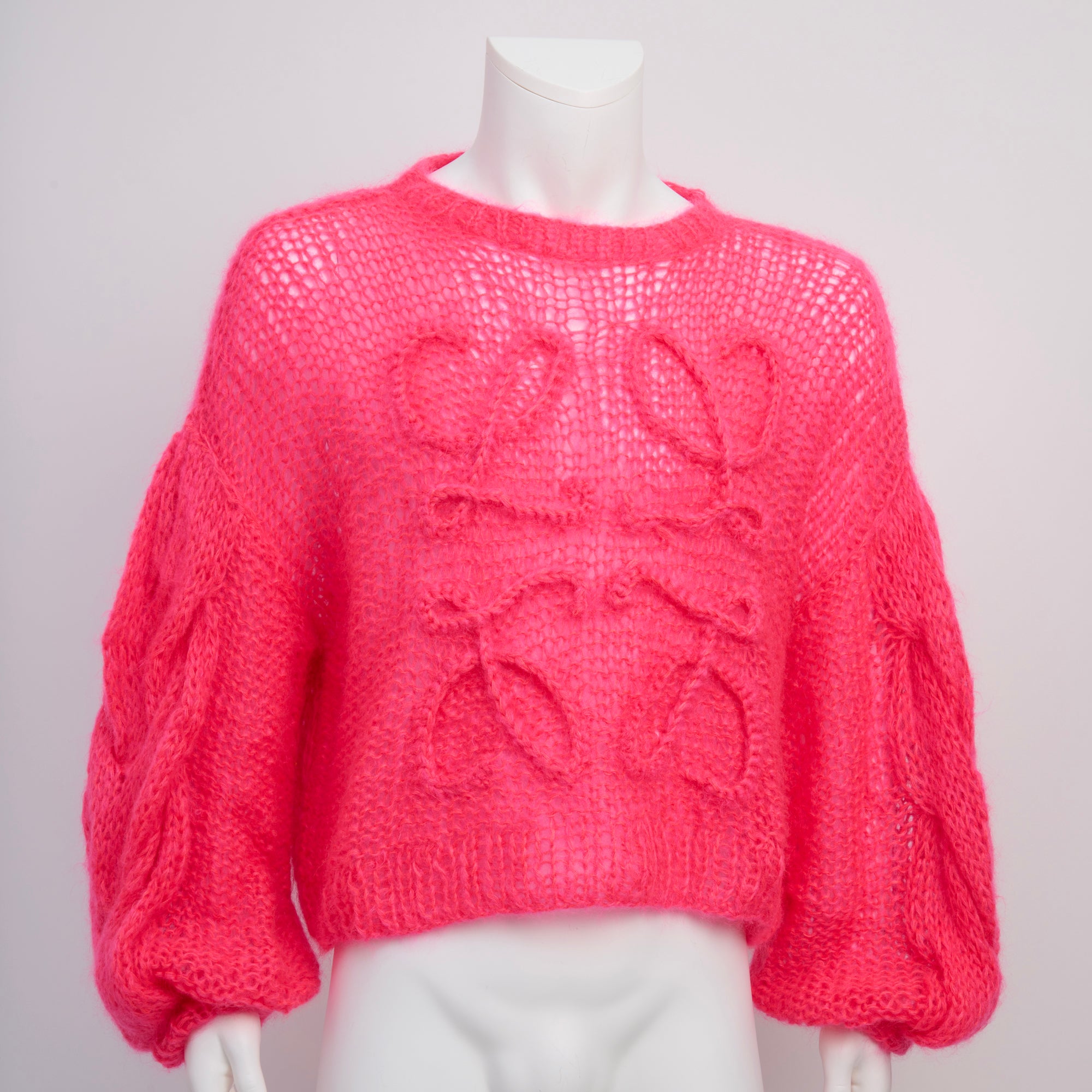 LOEWE, Pink Wool Jumper, Size S