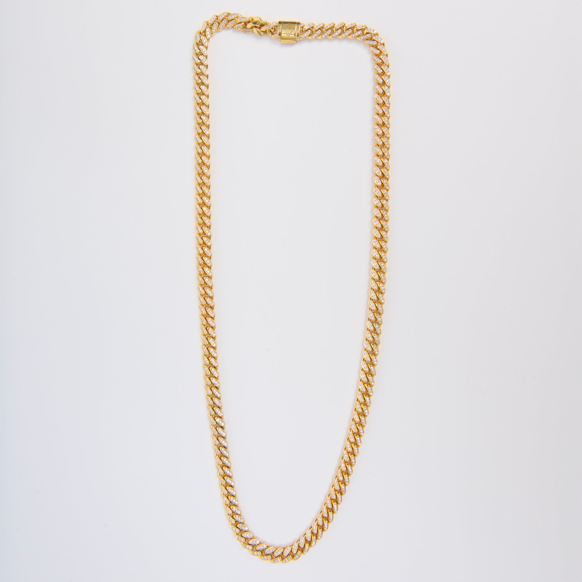 20" 14K Rose Gold 12MM Cuban Link Chain